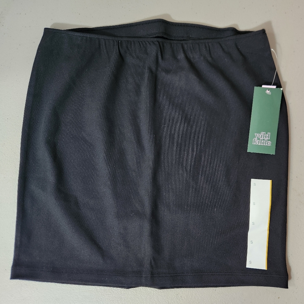 Wild Fable Classic Black Mini Skirt NWT